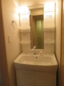 明るい洗面所です マーベラス・Ｗ　Ⅱ