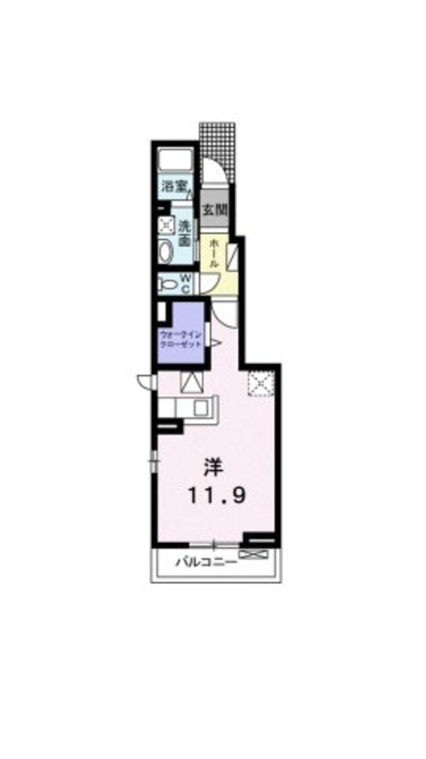 間取図 ミルト松前Ⅱ－Ⅰ