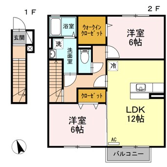 間取図 グランドソレーユⅡ