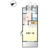 チュラクレール 1Kの間取り