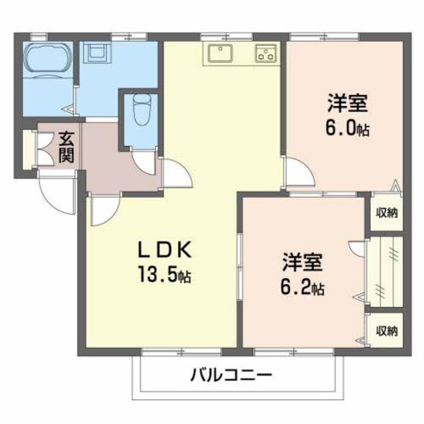 間取図 ディアス千原　2