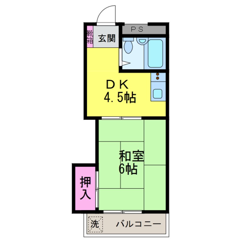 間取図 カーサ余戸南