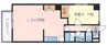 勝山町バートン 1LDKの間取り