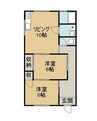 ＨＳサカモト 2LDKの間取り