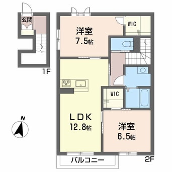 間取図 エール北斎院