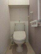 ゆったりとした空間のトイレです ミルト松前Ⅱ－Ⅰ