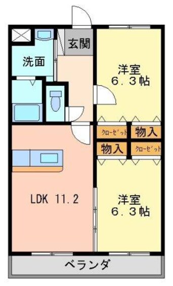 間取図 マリベールスタービレ