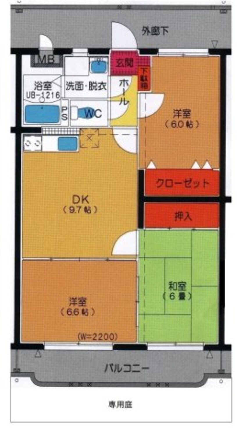 間取図 ユーミー平松