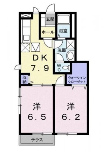 間取図 クラベールハウス