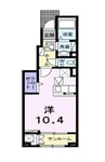 オ・ブーシュ道後Ⅱ 1Rの間取り