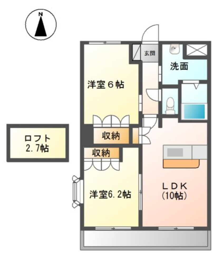 間取図 パストラルＫ