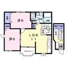 ファンタジスタ 2LDKの間取り