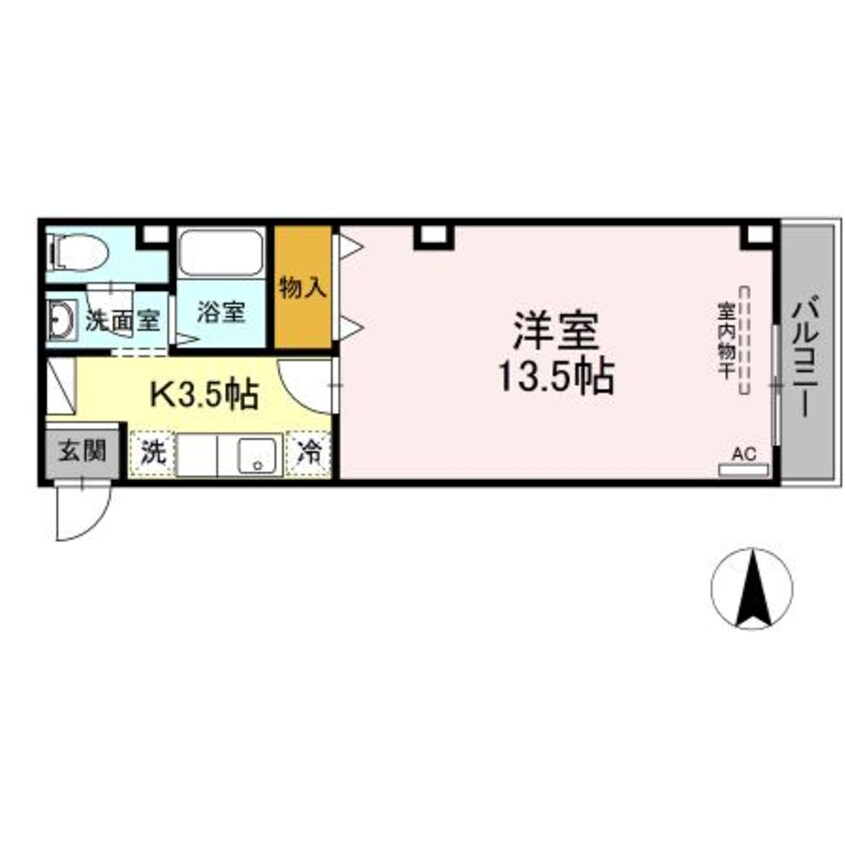 間取図 リビングアレイＫ・