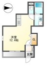 グランディールＮ 1Kの間取り