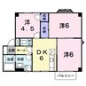 プラド－ル立川Ｂ 3DKの間取り