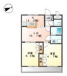ブレスビュー 2LDKの間取り