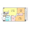 カーサグラン余戸 2LDK+Sの間取り