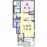 ファスタージュ　Ⅱ 1LDKの間取り