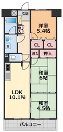 サントノーレ姫原の間取図