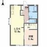 パビヨン永江A 2DKの間取り