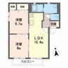 アルバトロス空港通 Ｂ 2LDKの間取り