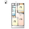 ディアマンテ新川 2LDKの間取り