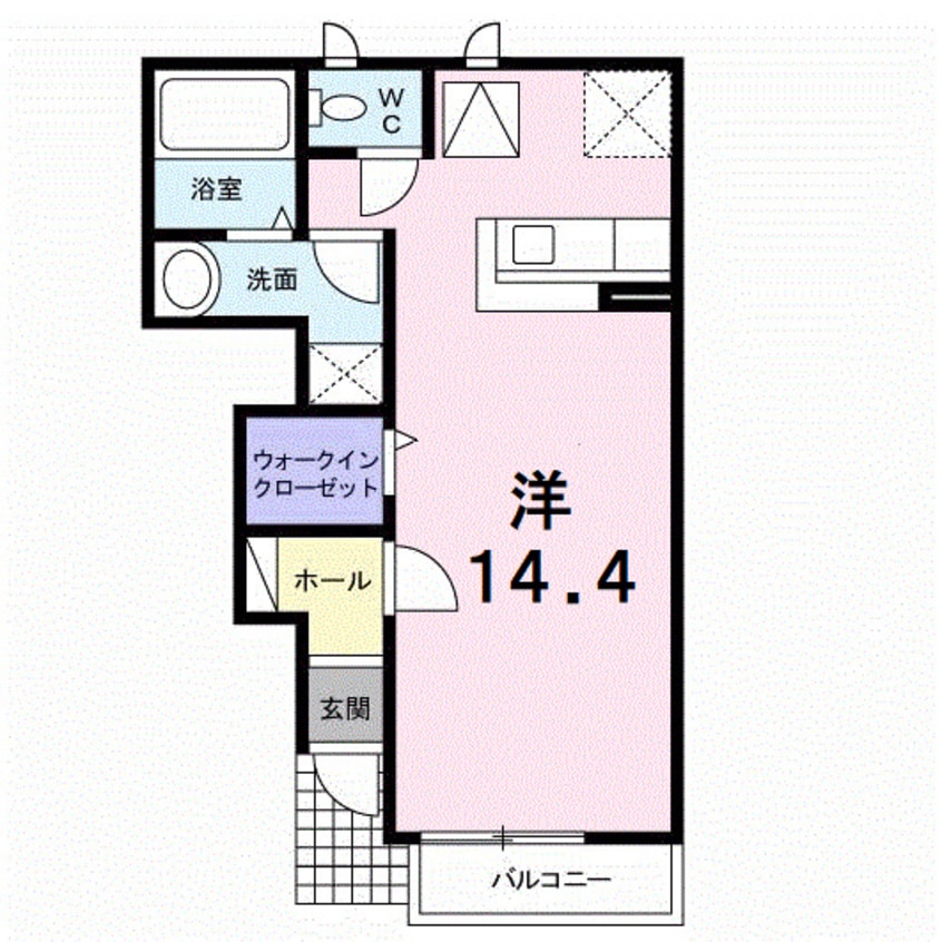 間取図 メゾン・ラ・ジェルメ