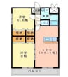 CIEL ETOILE 2LDKの間取り