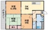 パラシオール永木 3DKの間取り