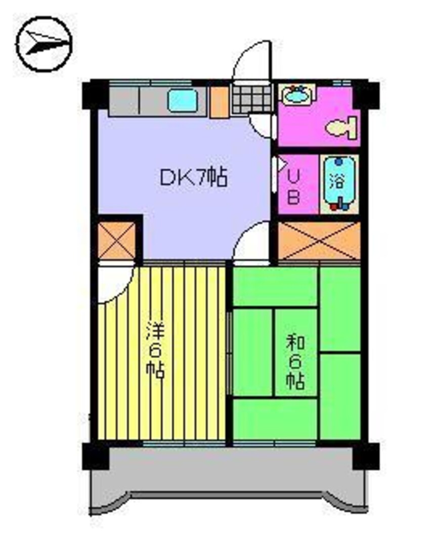 間取図 第75杉フラット