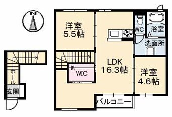 間取図 ノイレーベン A B