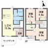 トスカーナガーデン　A棟 3LDKの間取り