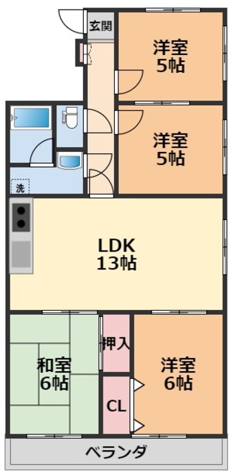 間取図 空港中央ビル