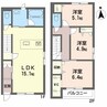 リラフォート西垣生　Ⅱ 3LDKの間取り