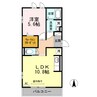 アン　ソレイユ　Amn 1LDKの間取り