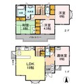 北持田町一戸建の間取図