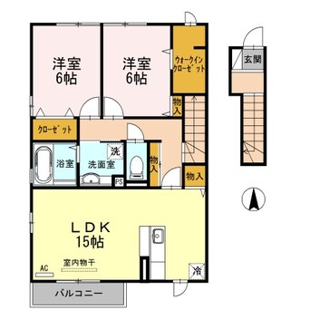 間取図 クラベリーナ清水