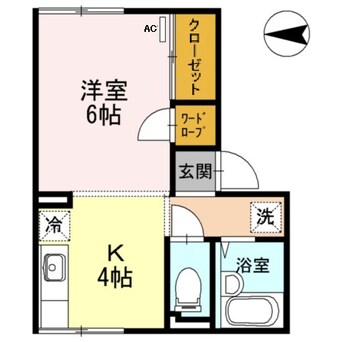 間取図 コーポ岩崎