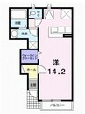 グリーンハイツ北斎院　Ｂ 1Rの間取り