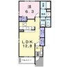 ラティオ．ＦＪ 1LDKの間取り