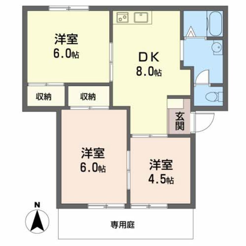 間取図 フレグランスピュアⅠ・