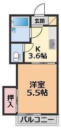 メゾンまつやま・の間取図