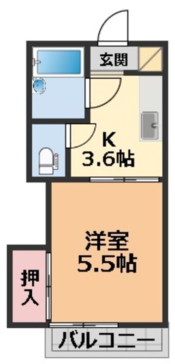 間取図 メゾンまつやま・