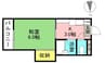 ピアハウスかまたＡ棟 1Kの間取り