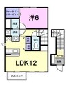 オーブ・パラッツォ 1LDKの間取り