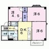 シャルマンハイムⅠ 3DKの間取り