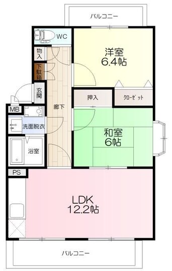 間取図 ユーミーひさえだA