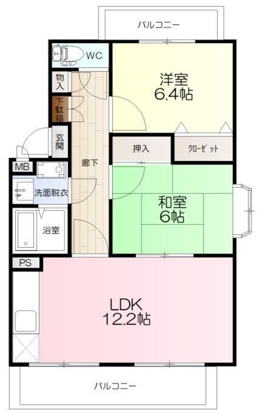 間取図 ユーミーひさえだA