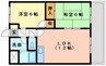 ウィンズ長戸 2LDKの間取り