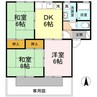 セジュール西村　Ｂ棟 3DKの間取り